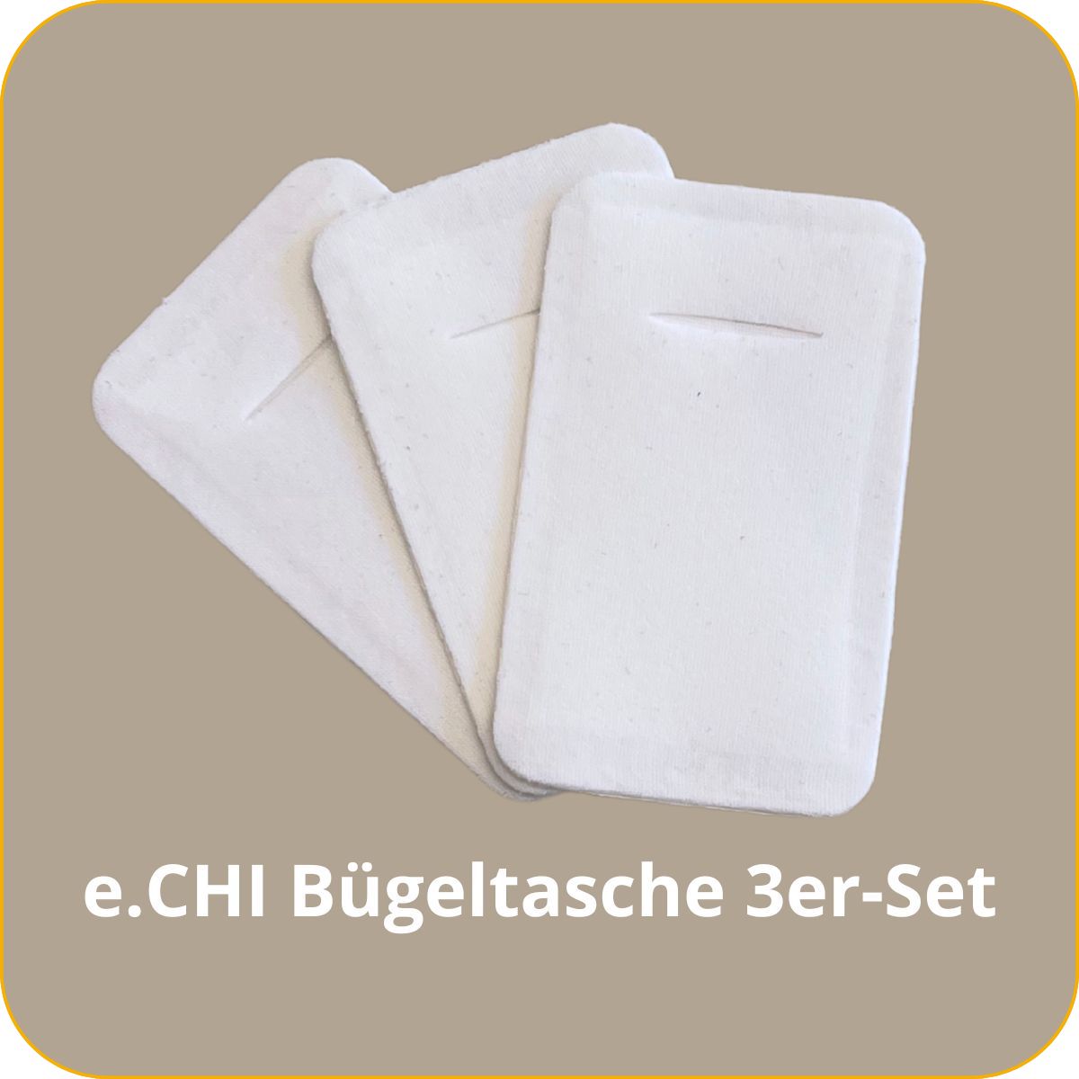 Bügeltaschen 3-er Set